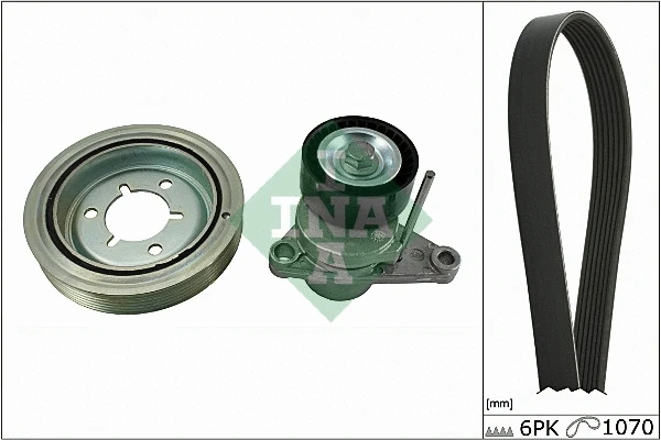 V-Ribbed Belt Set (529 0071 10)