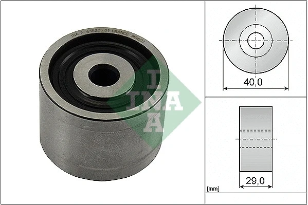 Deflection/Guide Pulley, timing belt (532 0828 10)