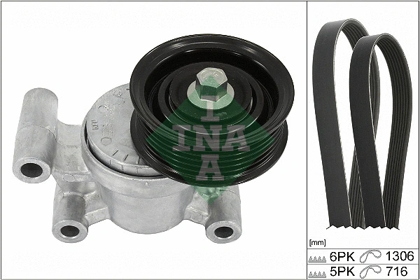 V-Ribbed Belt Set (529 0381 10)