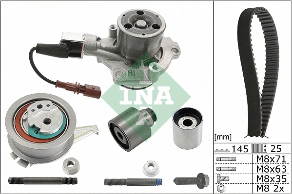 Water Pump & Timing Belt Kit (530 0650 30)
