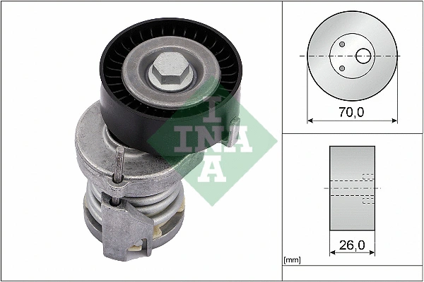 Belt Tensioner, V-ribbed belt (534 0123 20)