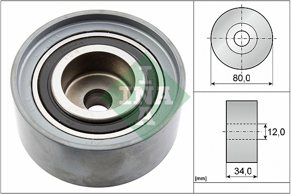 Deflection/Guide Pulley, timing belt (532 0527 10)