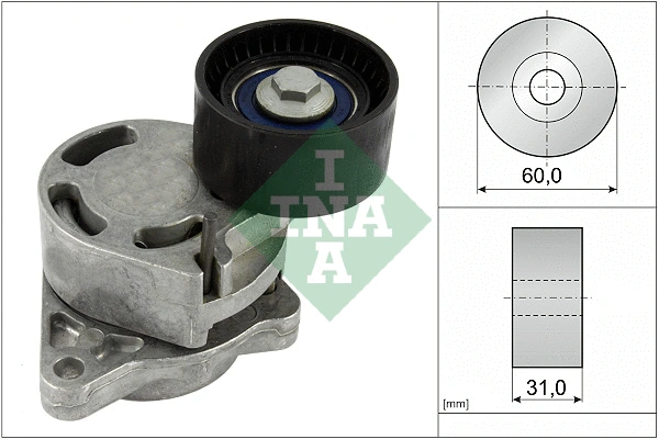 Belt Tensioner, V-ribbed belt (534 0317 10)