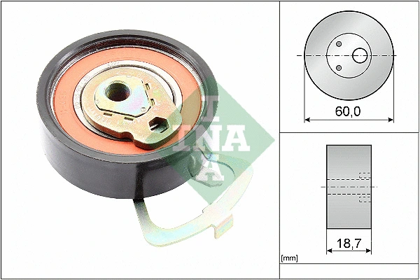 Tensioner Pulley, timing belt (531 0339 10)
