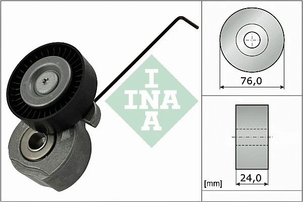 Belt Tensioner, V-ribbed belt (534 0324 10)