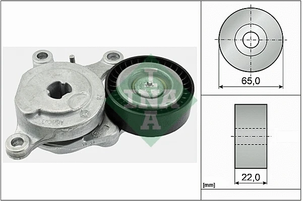 Belt Tensioner, V-ribbed belt (534 0575 10)