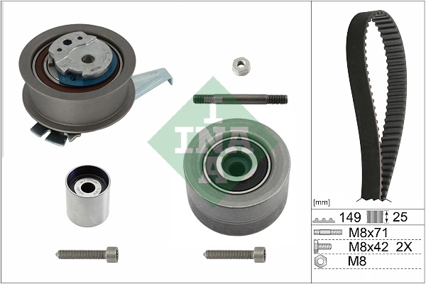 Timing Belt Kit (530 0835 10)