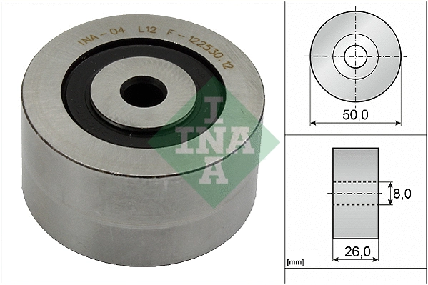 Deflection/Guide Pulley, V-ribbed belt (532 0143 10)
