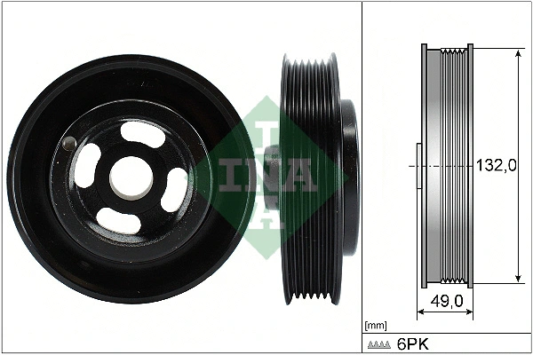 Belt Pulley, crankshaft (544 0126 10)