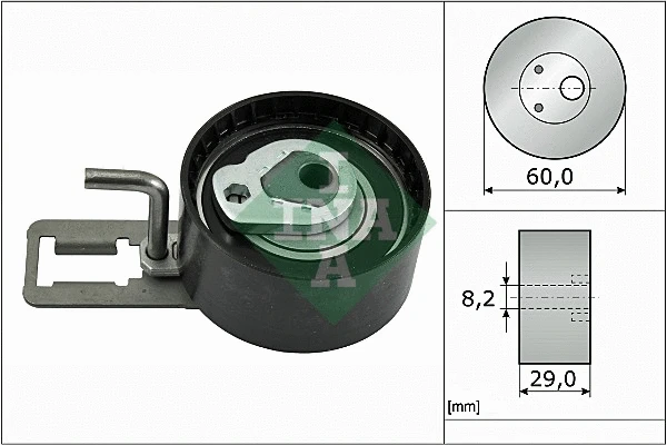 Tensioner Pulley, timing belt (531 0883 10)