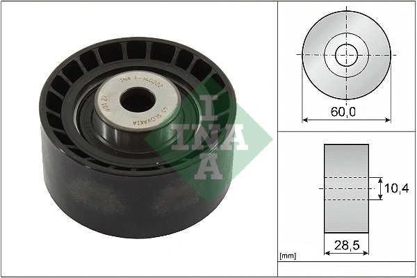 Tensioner Pulley, V-ribbed belt (532 0016 10)