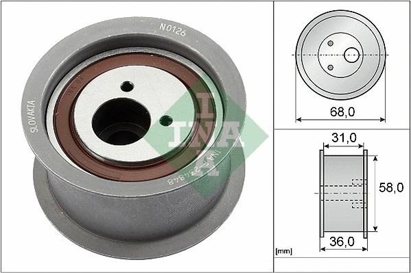 Deflection/Guide Pulley, timing belt (532 0329 10)