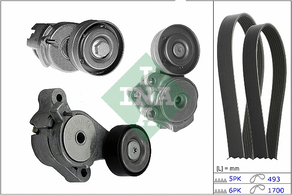 V-Ribbed Belt Set (529 0501 10)