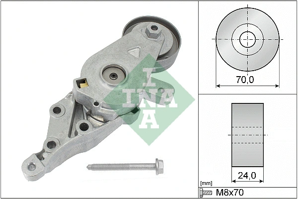 Belt Tensioner, V-ribbed belt (534 0140 30)