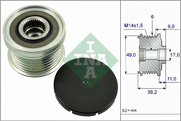 Alternator Freewheel Clutch (535 0268 10)