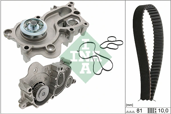 Water Pump & Timing Belt Kit (530 0744 30)