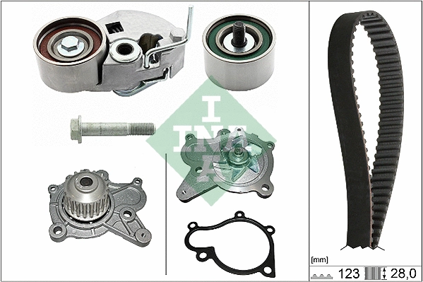 Water Pump & Timing Belt Kit (530 0542 30)