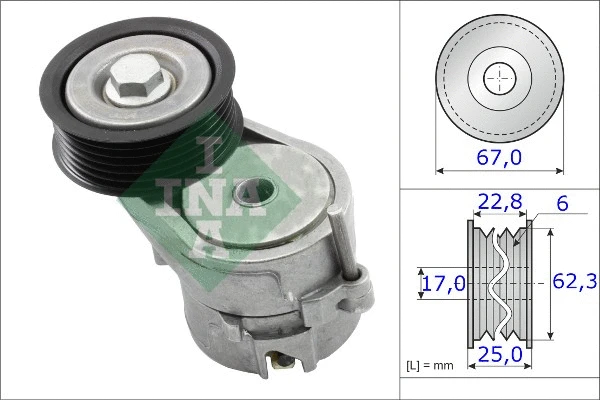 Belt Tensioner, V-ribbed belt (534 0246 10)