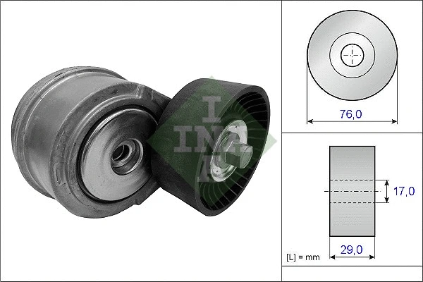 Belt Tensioner, V-ribbed belt (534 0380 10)