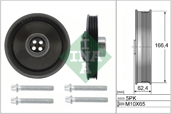 Belt Pulley Set, crankshaft (544 0171 20)