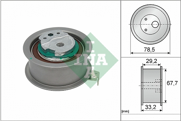 Tensioner Pulley, timing belt (531 0927 10)