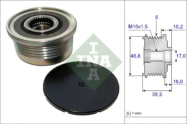 Alternator Freewheel Clutch (535 0048 10)