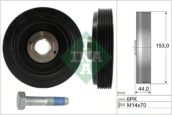 Belt Pulley Set, crankshaft (544 0042 20)