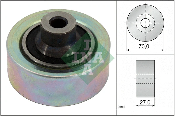 Deflection/Guide Pulley, V-ribbed belt (532 0474 10)