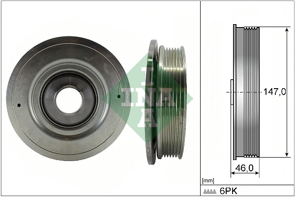 Belt Pulley, crankshaft (544 0094 10)