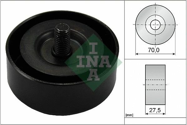 Deflection/Guide Pulley, V-ribbed belt (532 0606 10)