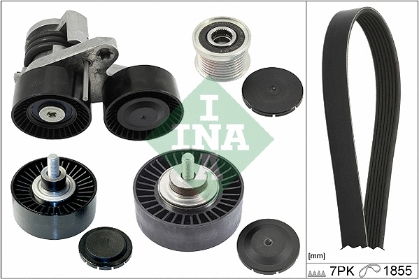 V-Ribbed Belt Set (529 0204 10)