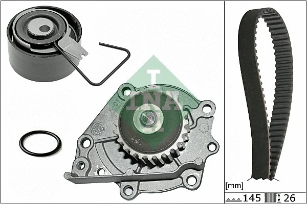 Water Pump & Timing Belt Kit (530 0376 30)