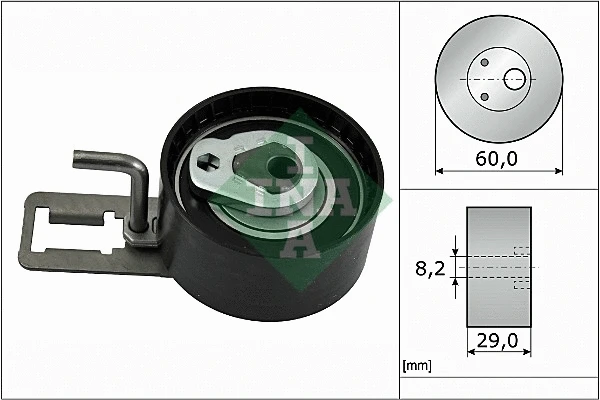 Tensioner Pulley, timing belt (531 0884 10)