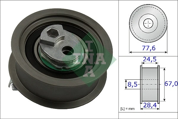 Tensioner Pulley, timing belt (531 0851 10)