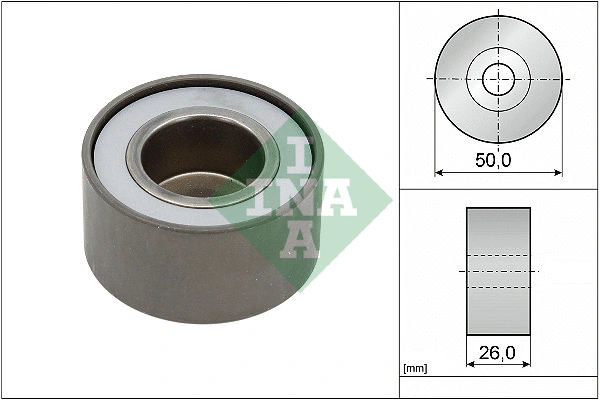 Deflection/Guide Pulley, V-ribbed belt (532 0392 20)