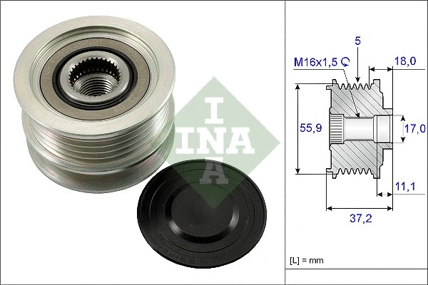 Alternator Freewheel Clutch (535 0113 10)