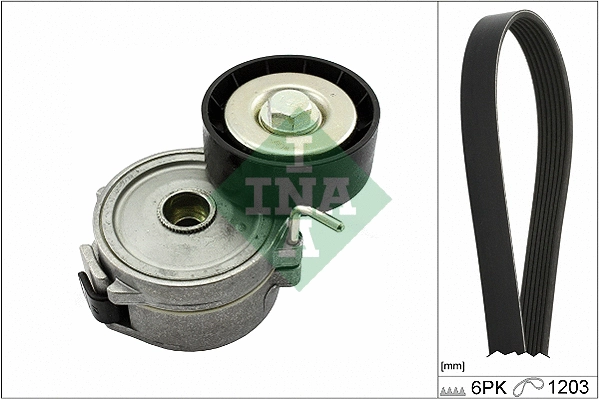 V-Ribbed Belt Set (529 0357 10)