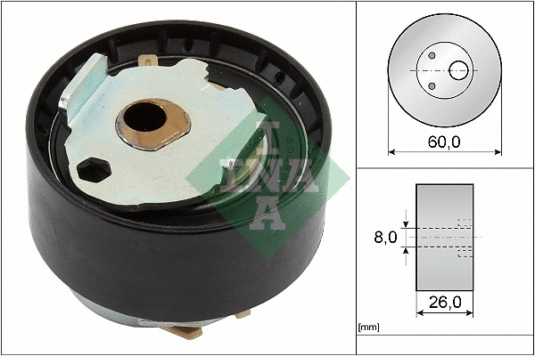 Tensioner Pulley, timing belt (531 0919 10)