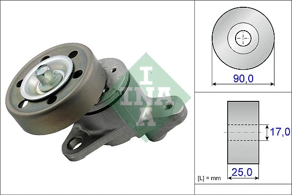 Belt Tensioner, V-ribbed belt (534 0437 10)