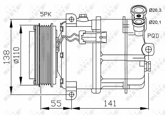 Compressor, air conditioning