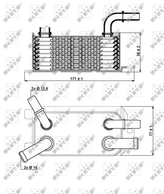 Oil Cooler, automatic transmission
