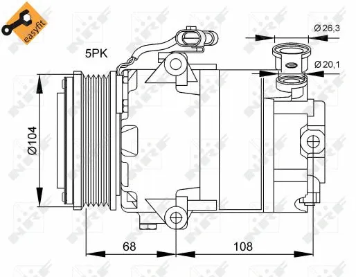 Compressor, air conditioning