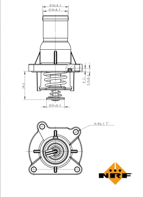 Thermostat, coolant (725046)