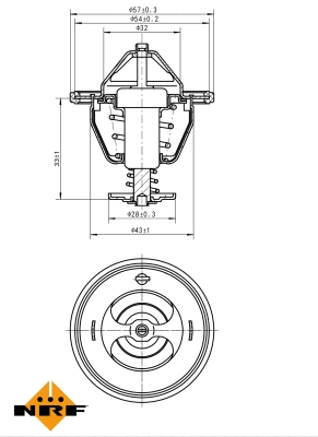 Thermostat, coolant (725111)