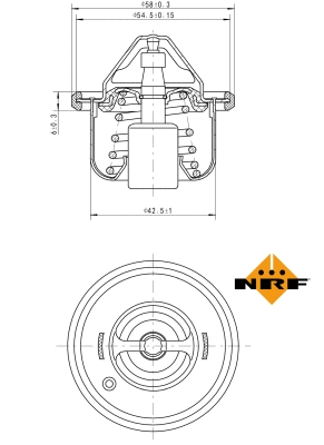 Thermostat, coolant (725211)