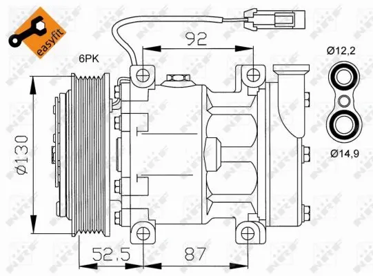 Compressor, air conditioning