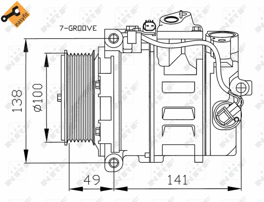 Compressor, air conditioning