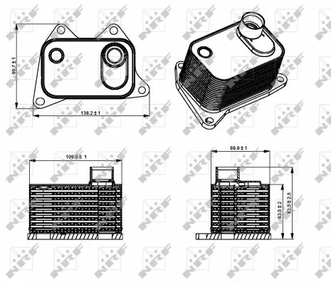 Oil Cooler, engine oil