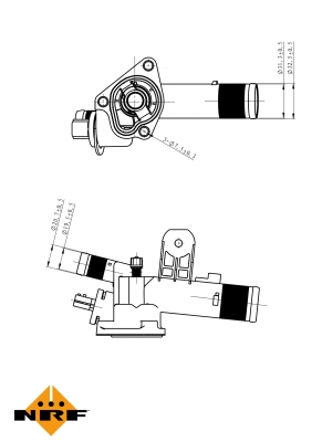 Thermostat, coolant (725082)