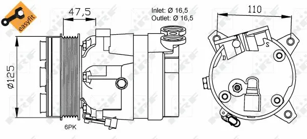 Compressor, air conditioning